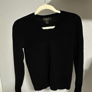 Elegant Black V-Neck Sweater by [Brand]